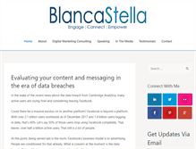 Tablet Screenshot of blancastella.com